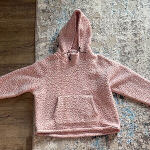 PINK Victoria's Secret Dusty Pink Sherpa Hoodie